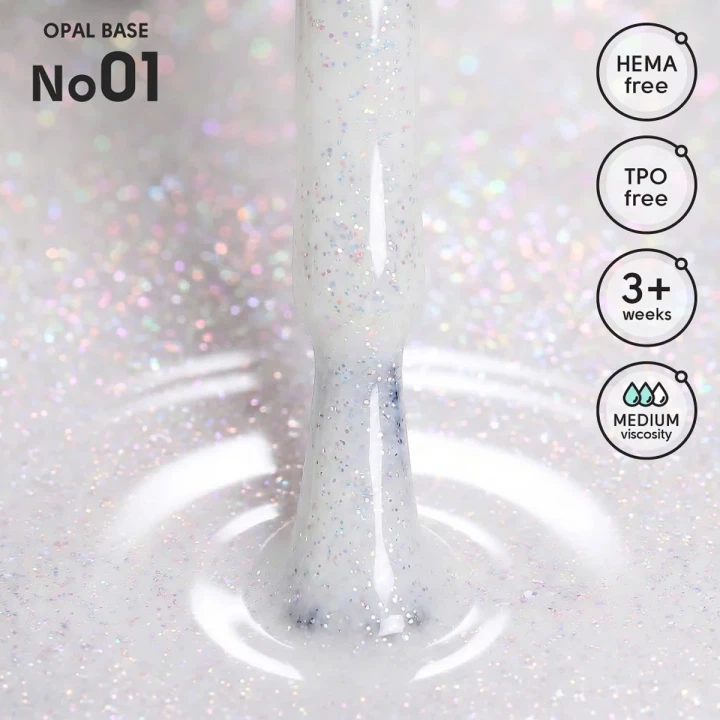 Камуфлирующая база Shelly (Opal Base с шимером 001 12 мл)