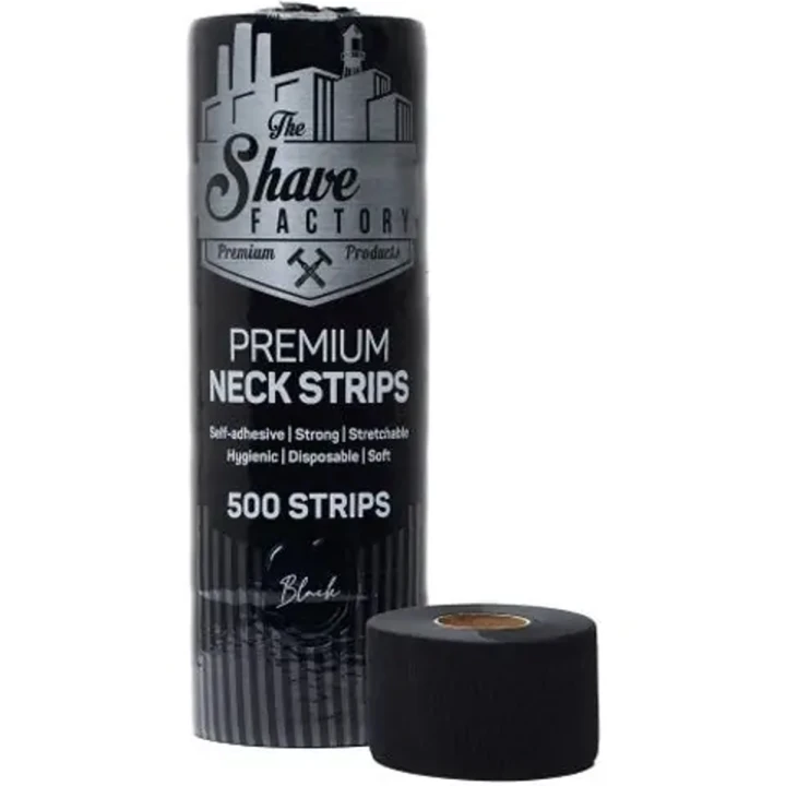 Воротнички парикмахерские The Shave Factory (Черные 5 рул/уп.)