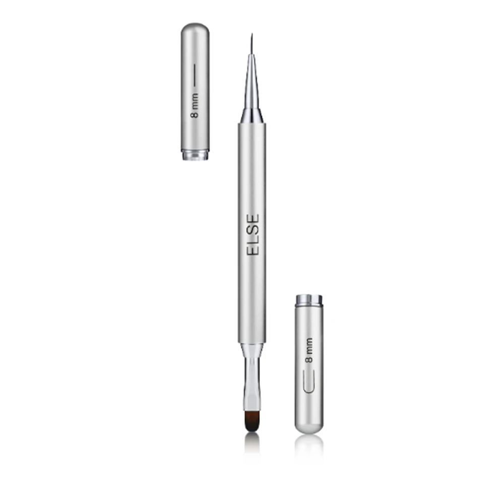 Кисточка для геля двухсторонняя Else (liner 8 mm + oval 8 mm)