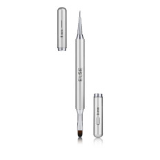 Пензлик для гелю двосторонній Else (liner 8 mm + oval 8 mm)