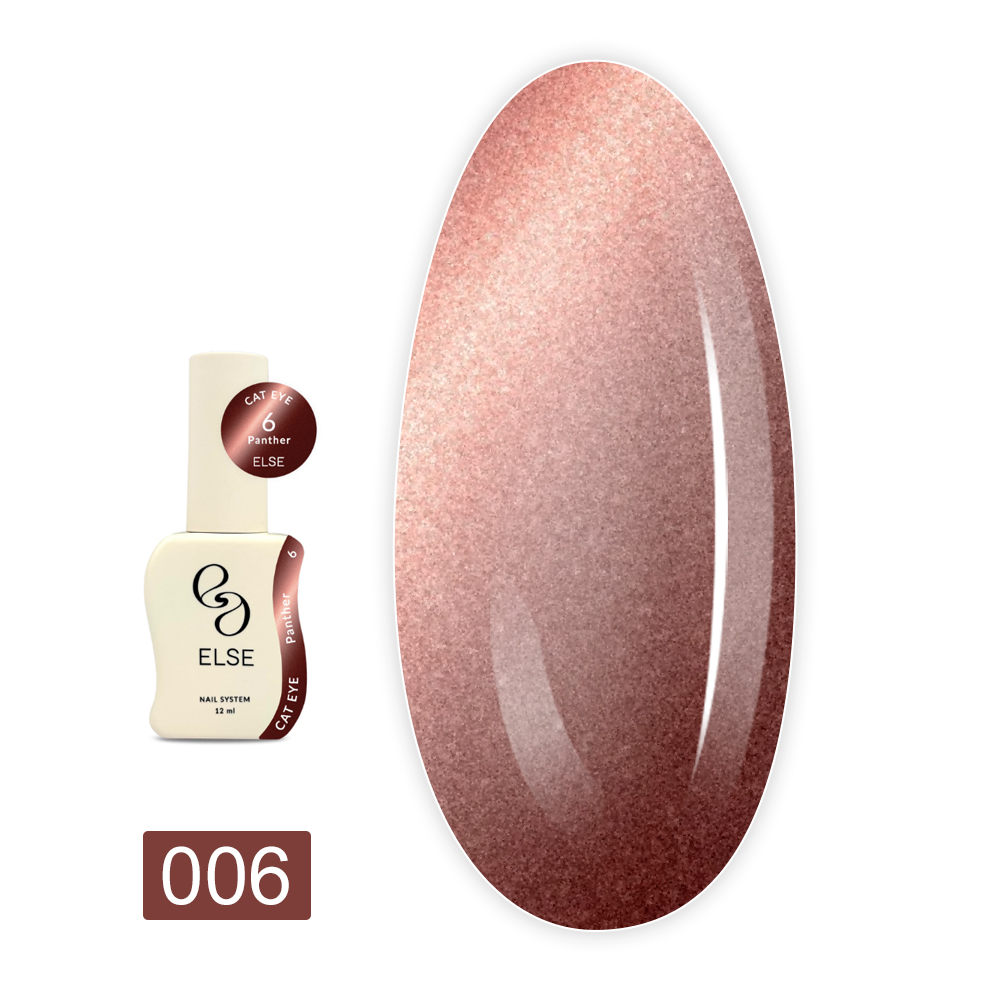 Гель-лак кошачий глаз Else (Silk Instinct 06 Panther 12 мл)