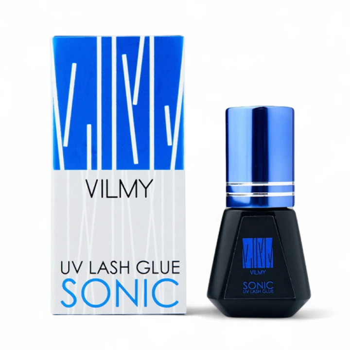 Клей-UV для наращивания ресниц Vilmy (SONIC синий 0,5-1 сек 5 мл)
