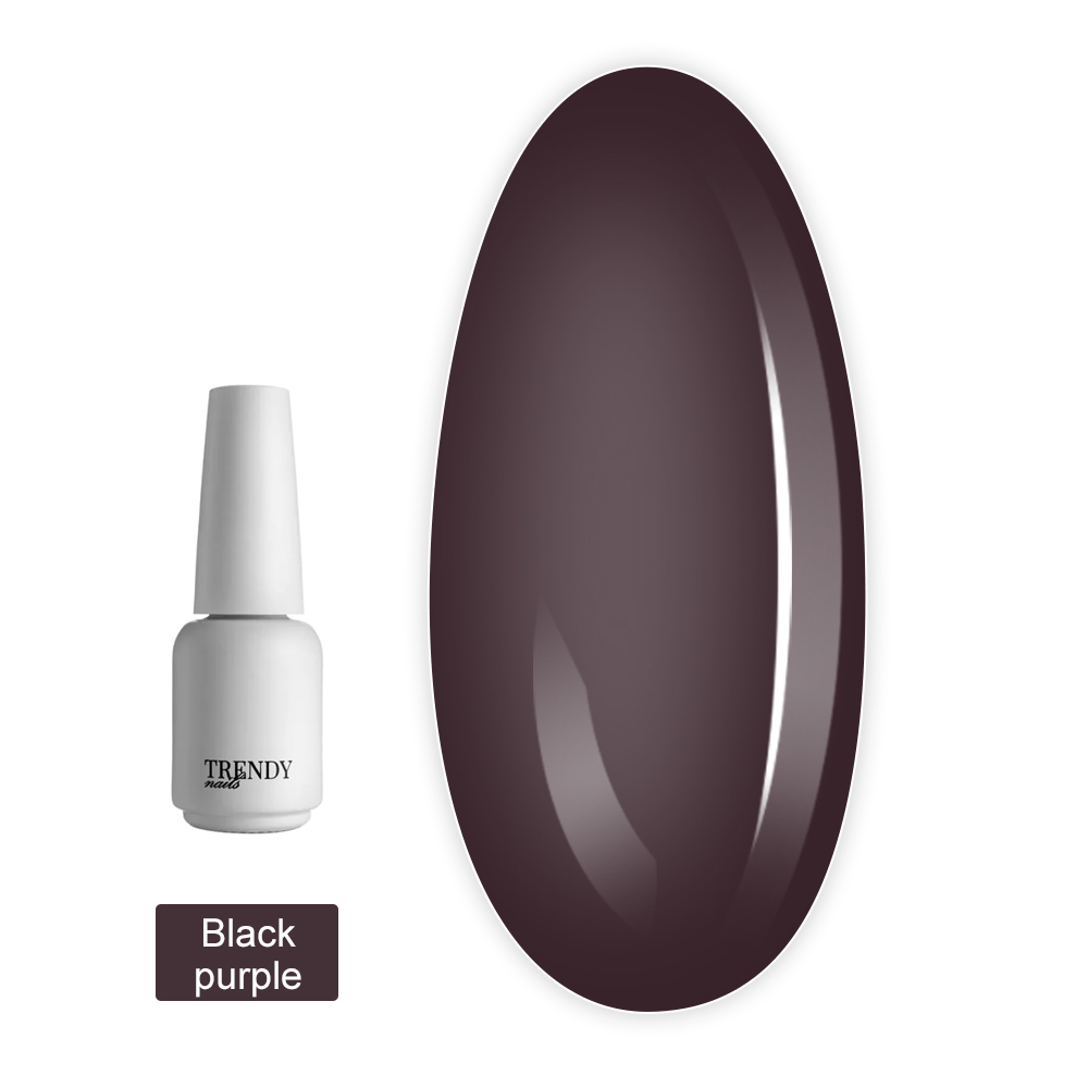 Гель-лак для ногтей TrendyNails 5 мл (Black purple)