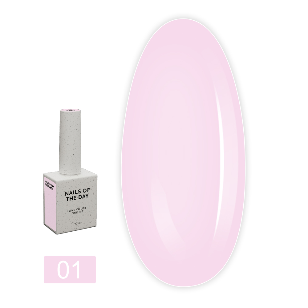 Гель-лак NailSofTheDay 10 мл (01 French)