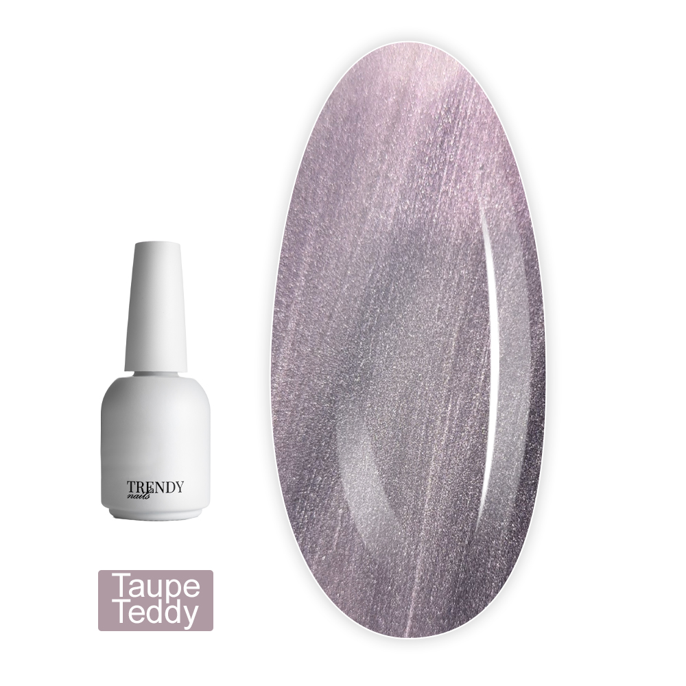 Гель-лак кошачий глаз TrendyNails HFTF (Taupe Teddy Gummy Bear 10 мл)