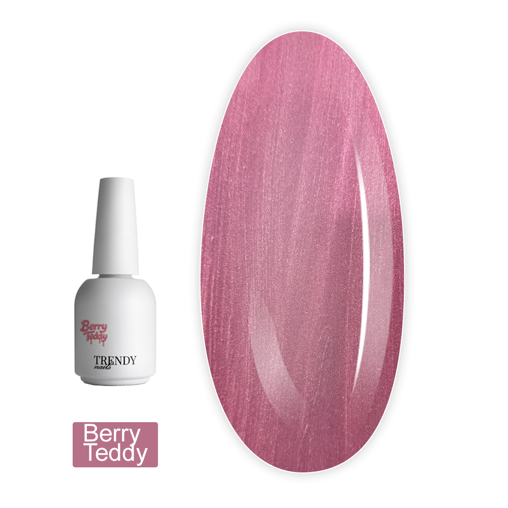 Гель-лак кошачий глаз TrendyNails HFTF (Berry Teddy Gummy Bear 10 мл)