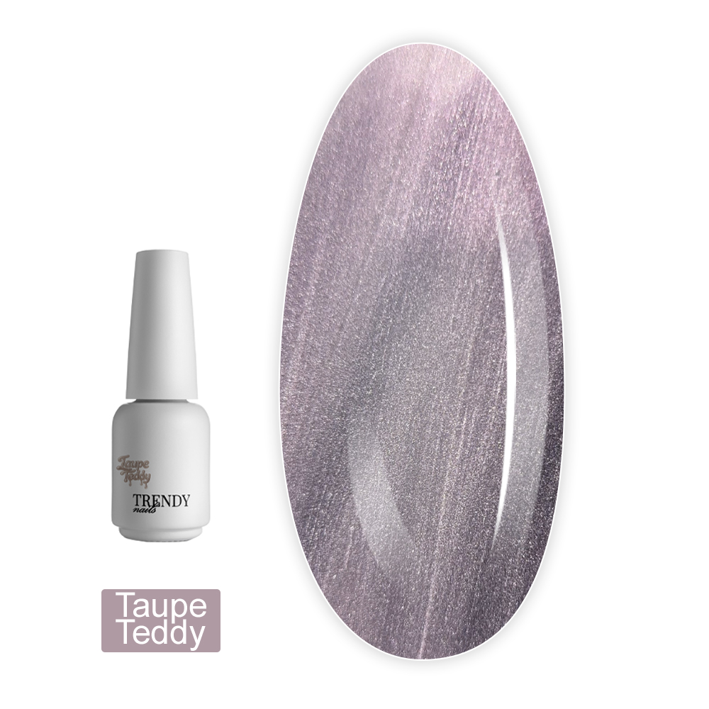 Гель-лак кошачий глаз TrendyNails HFTF (Taupe Teddy Gummy Bear 5 мл)