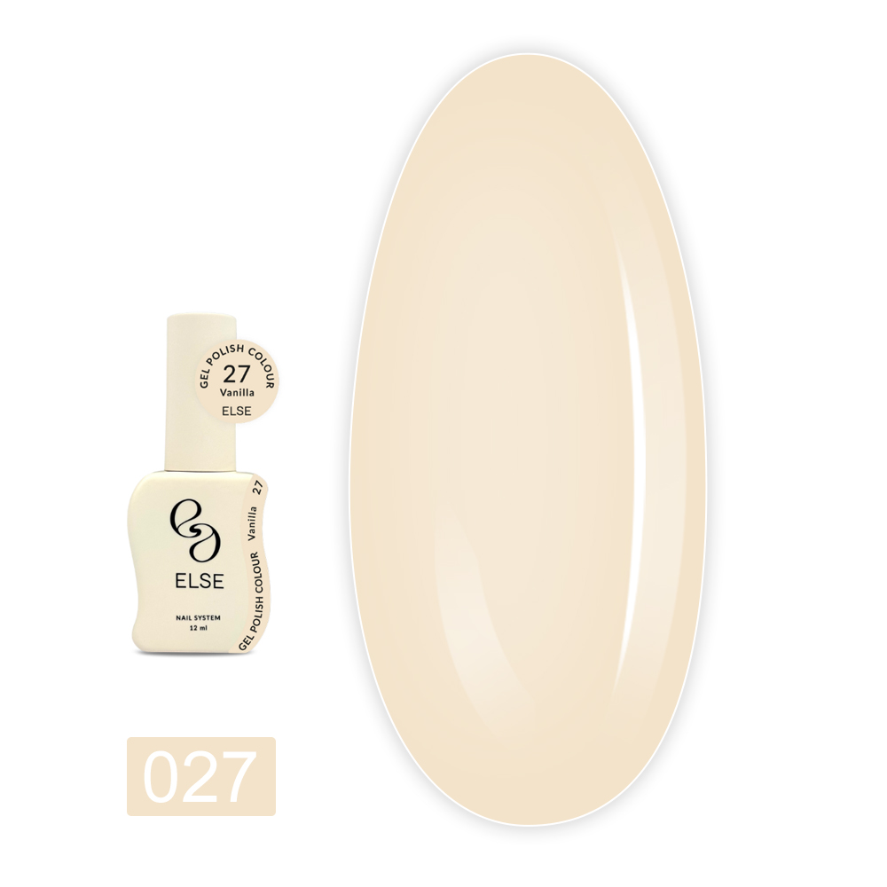 Гель-лак для нігтів Else 12 мл (Colour 27 Vanilla)