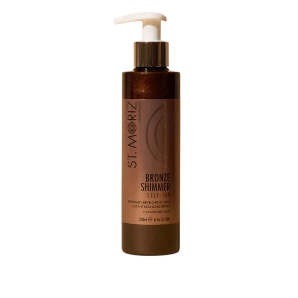 Засіб для бронзової засмаги з ефектом шимеру St.Moriz (Advanced Bronze Shimmer Tan 200 мл)