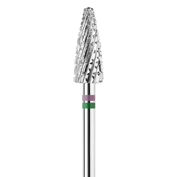 Фреза карбід-вольфрамова KWARK (Shark Blade Зелена конус широкий «кукурудза» d 6 мм / 15 мм)