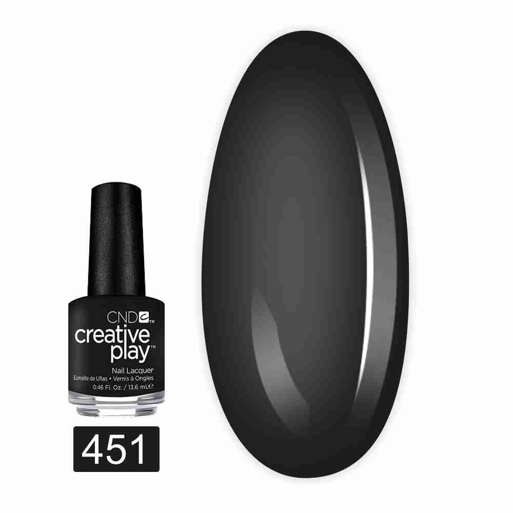 Лак для нігтів CND Creative Play 13,6мл (451 Black + Forth)