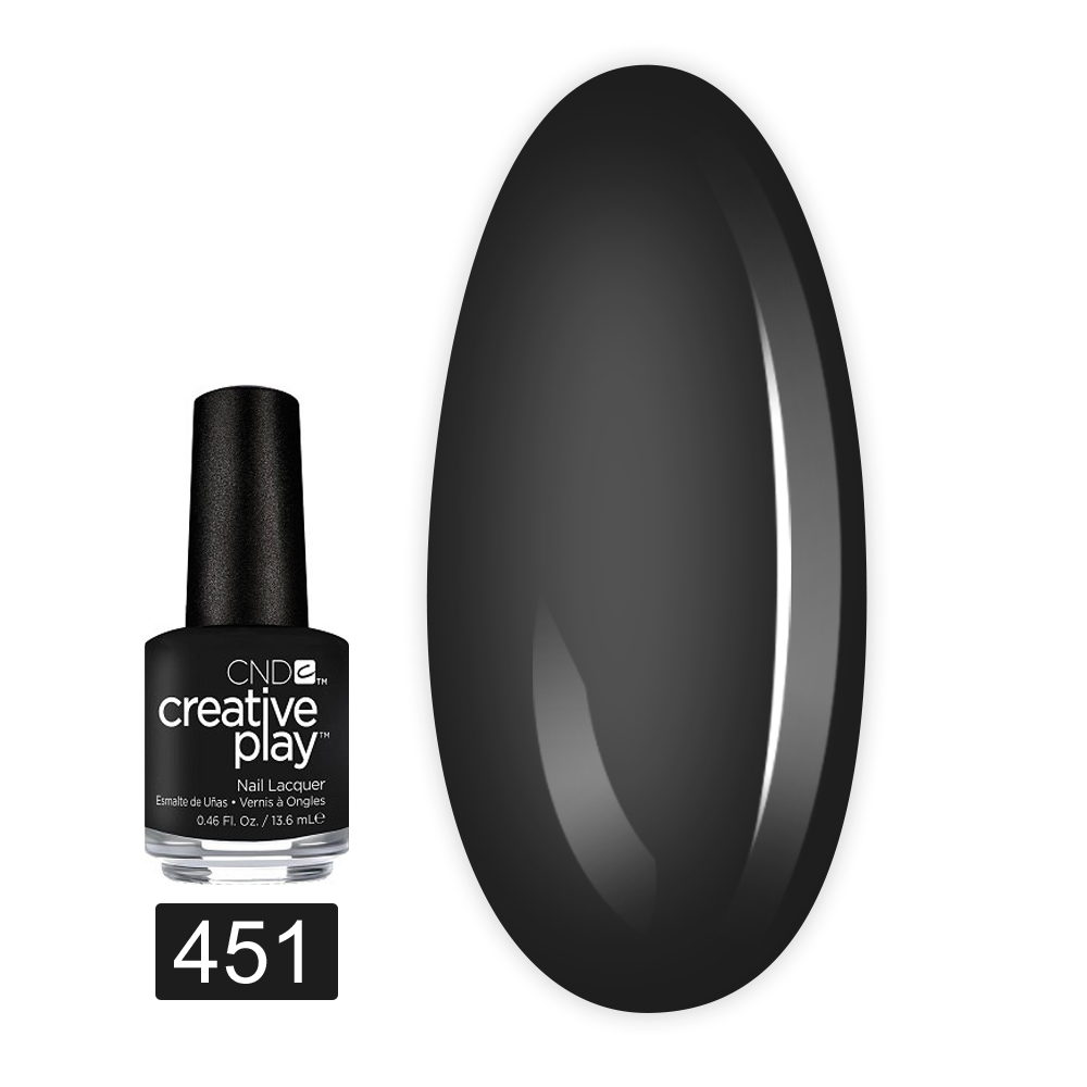 Лак для ногтей CND Creative Play 13,6 мл (451 Black + Forth)