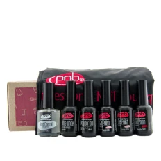 Набор №1 PNB (гель лак№3 №5 №11 ультра вайтт+кашемир топ+бонд)+Фартук (подарок)