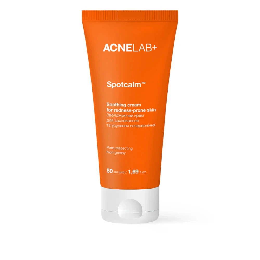 Крем зволожуючий для шкіри,схильної до акне ACNELAB+ (Spotcalm Soothing cream for redness-prone skin 50 мл)