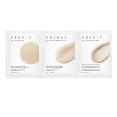 (с экстрактом гриба Альбатрелуса Needly pH balancing Line 3step (toner, lotion, cream) 3 мл*3 шт)