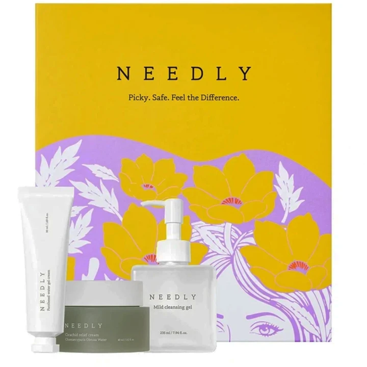 Набор средств для очищения и увлажнения кожи Needly (KRKR PR BOX 3 в 1)