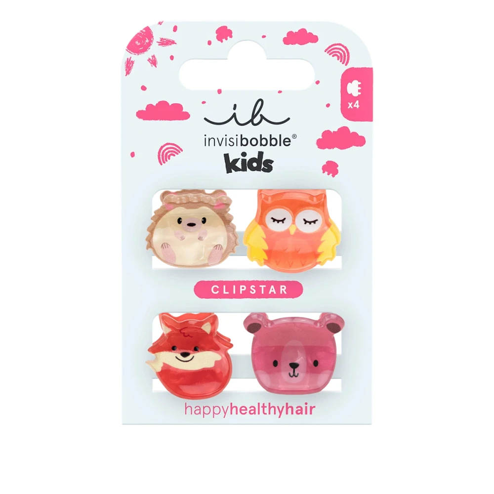 Заколка для волос Invisibobble CLIPSTAR KIDS (Clever Classmates Разноцветный)