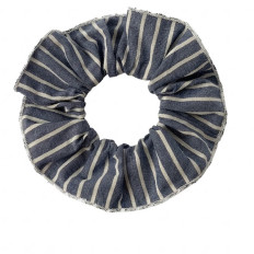 Резинка для волосся Miso (Синя широка смужка кант)