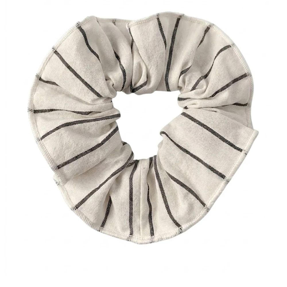 Резинка для волосся Miso (біла широка смужка кант)