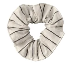 Резинка для волос Miso (белая широкая полоска кант)