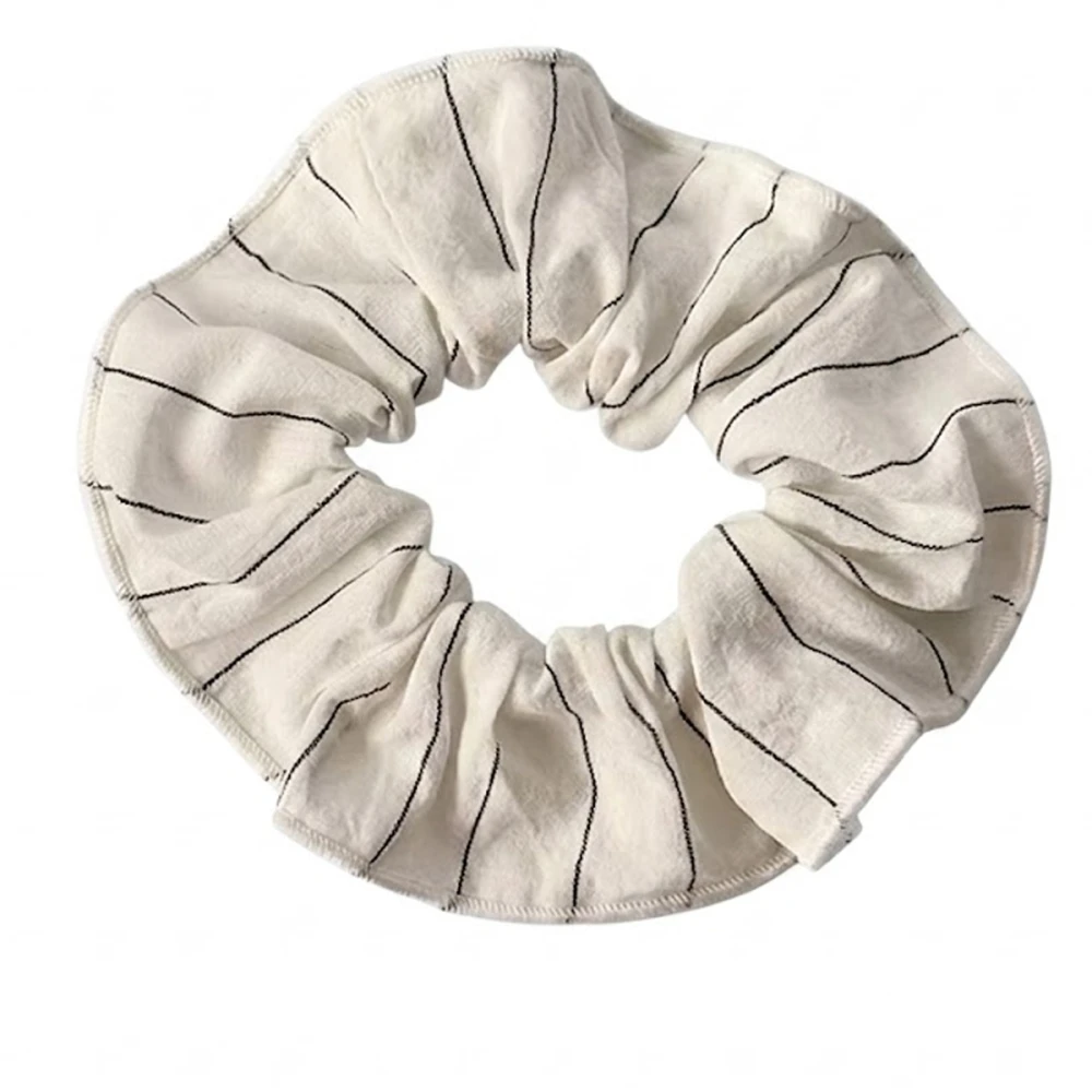 Резинка для волос Miso (белая тонкая полоска кант)