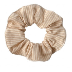 Резинка для волосся Miso (бежева тонка смужка кант)