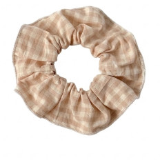 Резинка для волосся Miso (бежева клітинка кант)