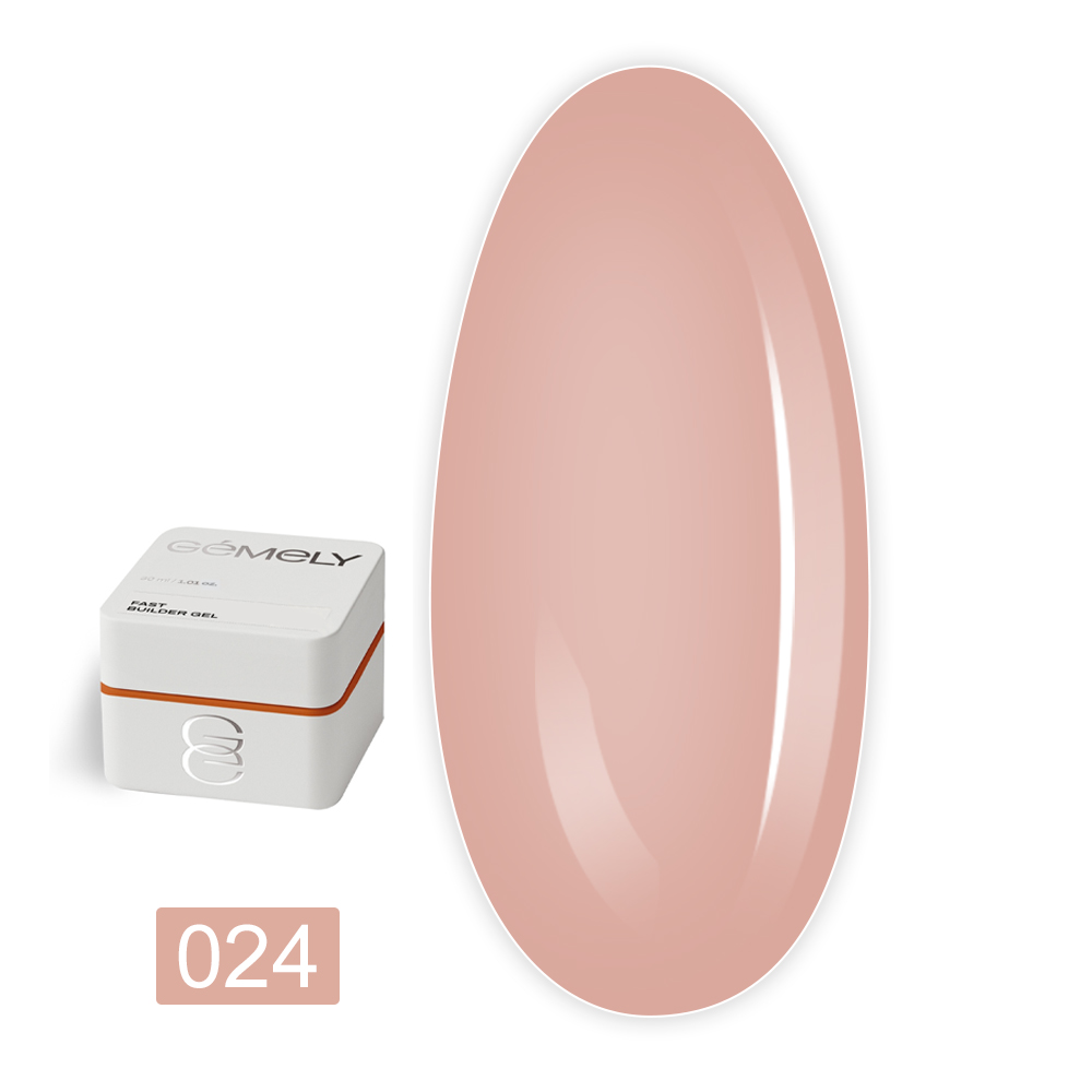 Гель для наращивания и укрепления Gemely (024 Fast Builder gel 30 мл)