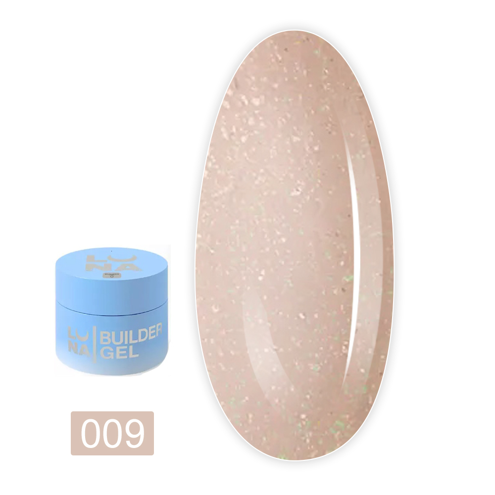 Гель для нарощування LunaMoon 15 мл (009 Shimmer)