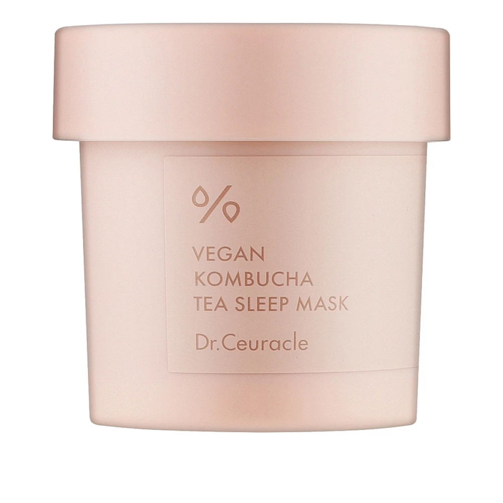 Маска веганская увлажняющая антиоксидантная Dr.Ceuracle (Vegan Kombucha Tea Sleep Mask с экстрактом комбучи и бакучиолом 100 мл)