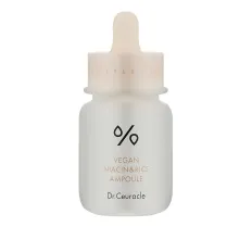 Сыворотка ампульная веганская для выравнивания тона Dr.Ceuracle (Vegan Niacin and Rice Ampoule с ниацинамидом и экстрактом риса 30 мл)
