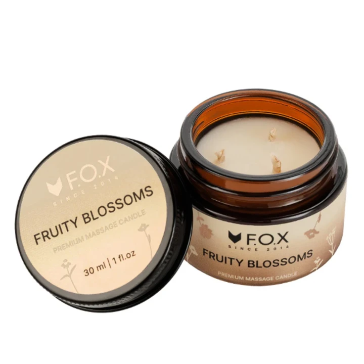 Свеча массажная для тела FOX (Fruity Blossoms 30 мл)
