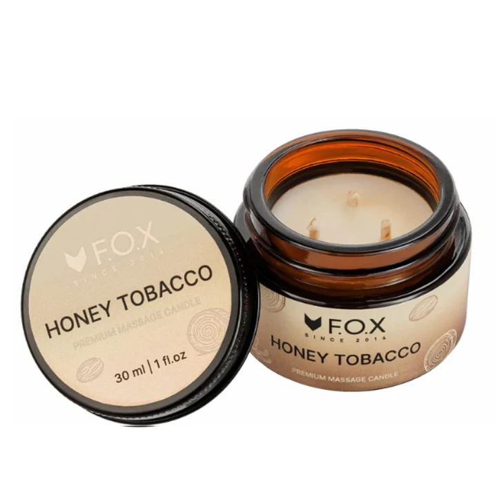 Свічка масажна для тіла FOX (Honey Tobacco 30 мл)