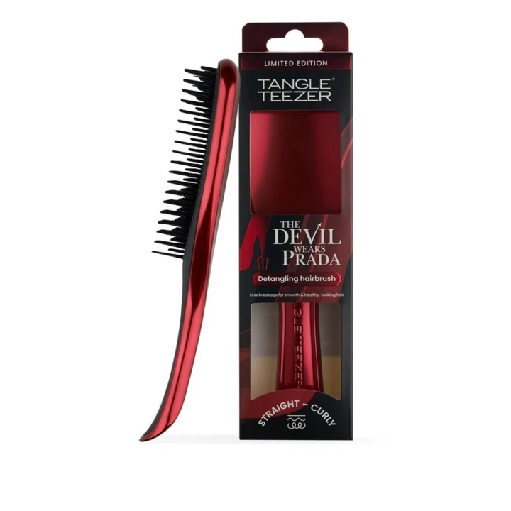 Расческа для волос Tangle Teezer The Ultimate Detangler Chrome (The Devil Wears Prada хром/черный/красный)