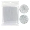 Мікробраші глітерні NoName Lashes 100 шт (Прозорі)