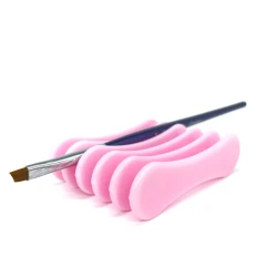Підставка під пензлики NoName Lashes (Рожева пластикова)