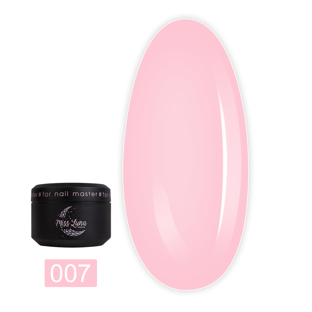Гель для нарощування Miss Luna 15 мл (Souffle gel 07)