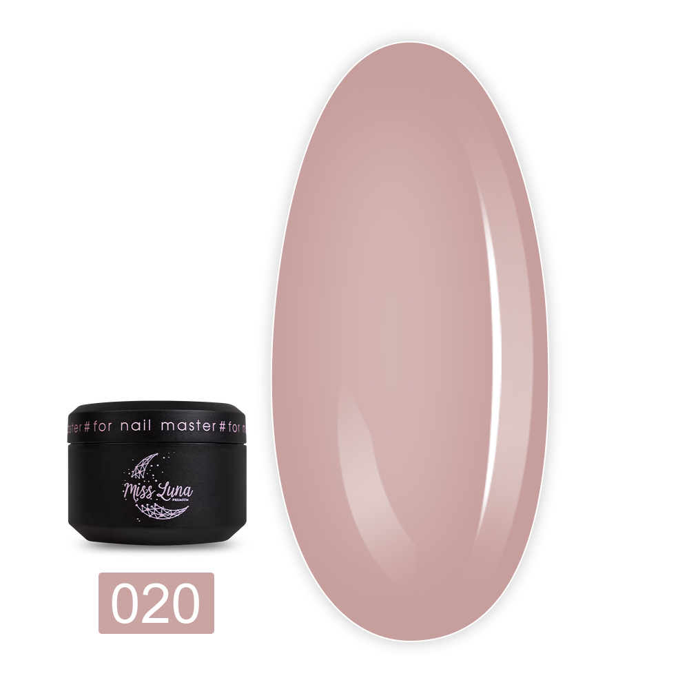Гель для нарощування Miss Luna 15 мл (Super Nude 20)