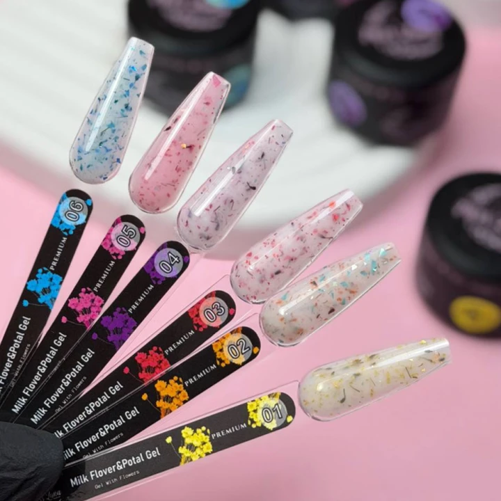 Гель для наращивания Miss Luna 15 мл (Milk Flower&Potal Gel 06)
