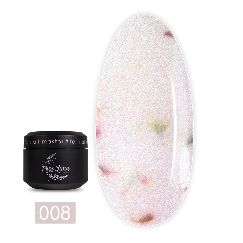 Гель для наращивания Miss Luna 30 мл (Milk Flower Gel 08)
