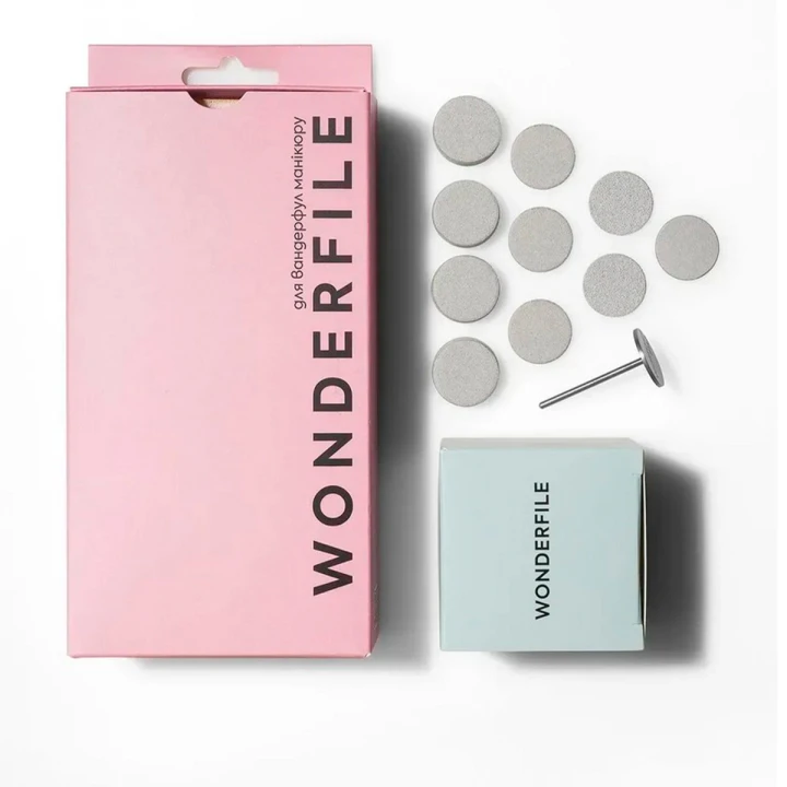 Файли-бафи диск 20 мм Wonderfile (50 шт. 180 grit)