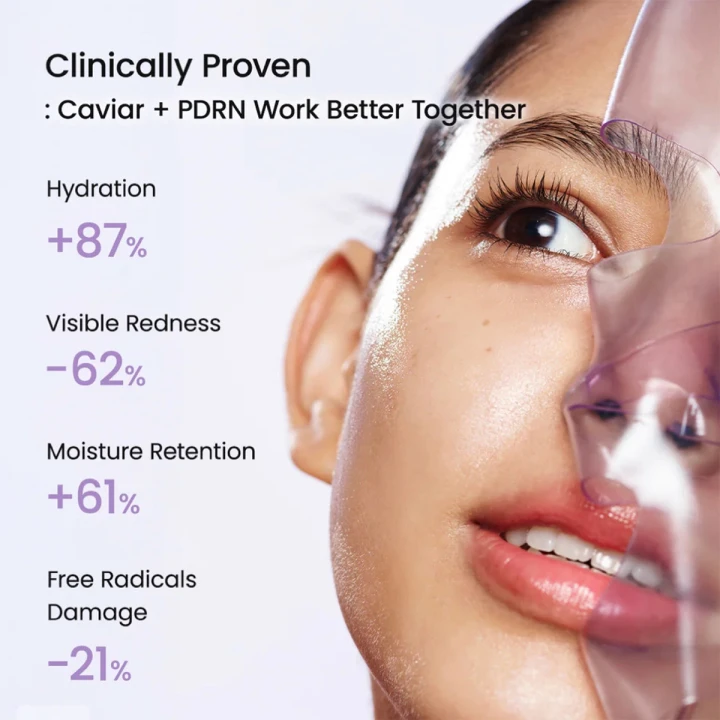 Маска гідрогелева Biodance (REJUVENATING CAVIAR PDRN з PDRN омолоджувальна 4 шт. 34 г)