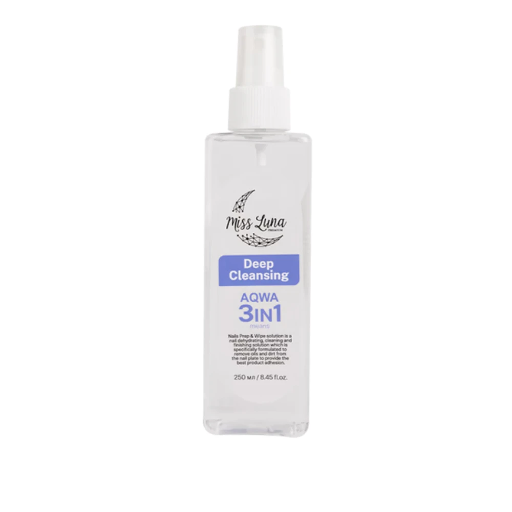 Средство для снятия липкого слоя Miss Luna (Deep Cleansing 3in1 250 мл)
