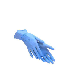 Перчатки нитриловые без пудры нестерильные SafeTouch Slim Blue 100 шт, р.L