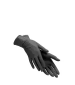 Перчатки нитриловые без пудры нестерильные SafeTouch Advanced Black 100 шт, р.S