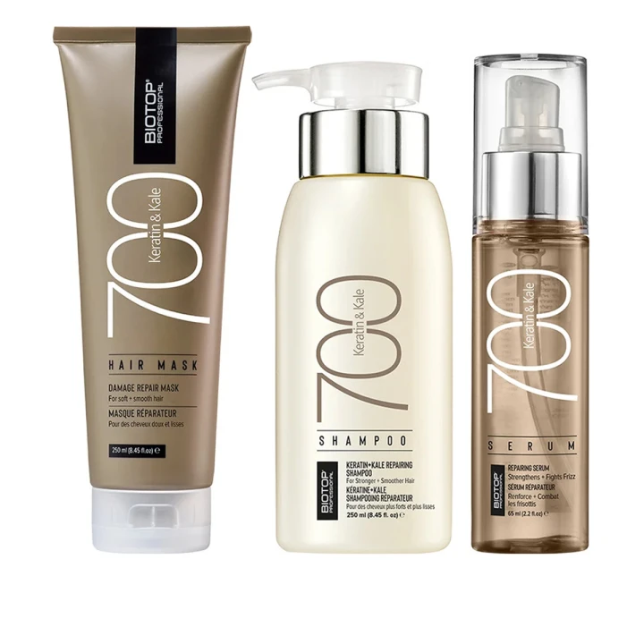 Набор для волос Biotop (Holiday Keratin+Kale 250 мл/250 мл/65 мл)