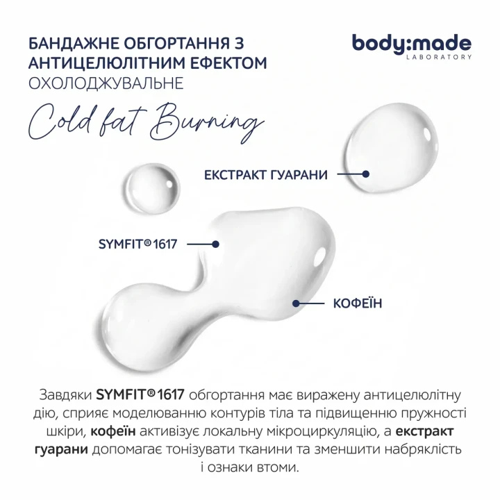 Сироватка охолоджувальна для обгортання BodyMade (з антицелюлітним ефектом 500 мл)