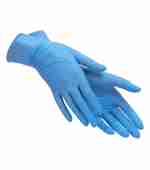 Перчатки нитриловые нестерильные без пудровые Doily Polix Pro&Med sky blue 1 пара