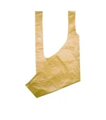 Фартук полиэтиленовый ABENA 85*125 см 100 шт/50 плотность Желтый