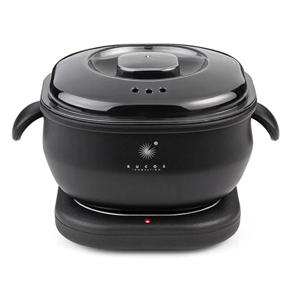 Воскоплав баночный для воска Bucos (Silicone Edition SL-400 Black 100W 400 мл)